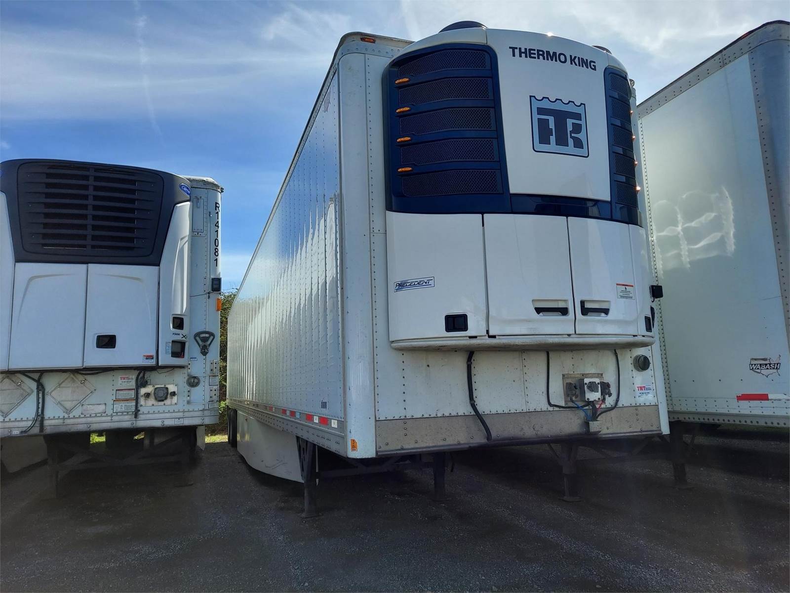 2023 Wabash 53 ft Reefer Trailer Sliding Axle, Swing Door, Thermo