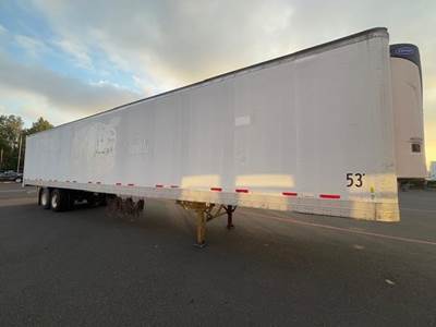 Wabash 53 ft Reefer Trailer - Sliding Axle, Roll up Door, Liftgate, Carrier