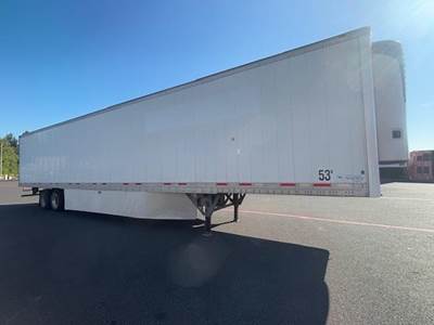 Wabash 53 ft Reefer Trailer - Sliding Axle, Roll up Door, Carrier