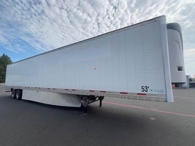 Wabash 53 ft Reefer Trailer - Sliding Axle, Roll up Door, Carrier