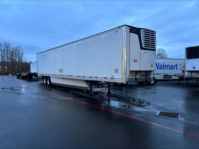 Wabash 53 ft Reefer Trailer - Sliding Axle, Swing Door, Carrier