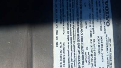 Volvo D13 Engine for a 2014 Volvo VNM