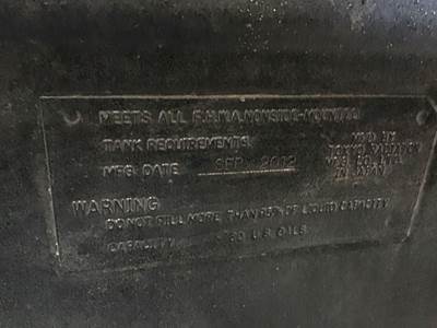 Isuzu NPR HD Fuel Tank for a 2013 Isuzu NPR-HD