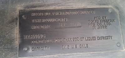 Isuzu Reach Fuel Tank