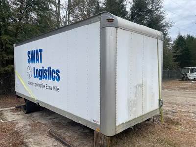 20FT Morgan Dry Box Truck Body with Waltco 3300 lbs Fold Up Lift