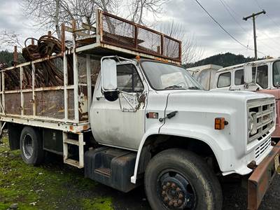 1990 GMC 5000 Rigging Truck Flatbed Truck Body