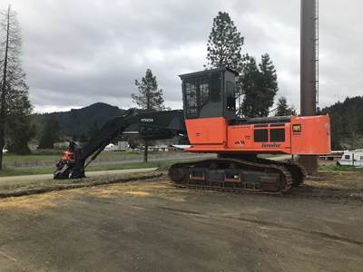2014 Hitachi 370 Logging Processor W/ Southstar QS606 Dangle Head