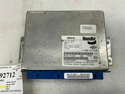 Bendix VNM ABS Control Module for a Volvo VNM