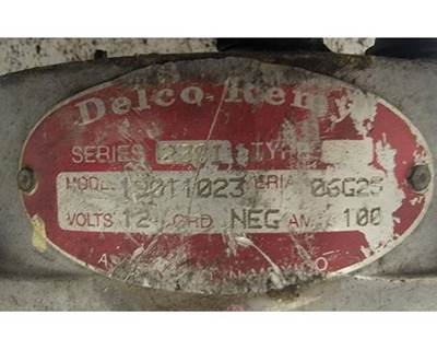 Delco Remy Alternator