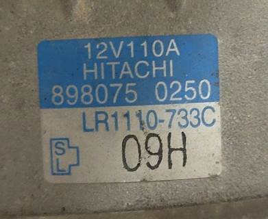 USED HITACHI ALTERNATOR.
12V 
110AMP
898075 0250