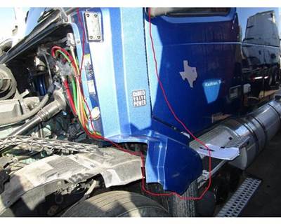 Used 2009 Volvo VNL Left Cab Trim Between Hood and Front Door