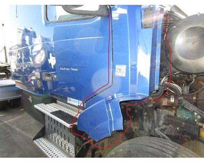 Used 2009 Volvo VNL Right Cab Trim between Hood and Front Door