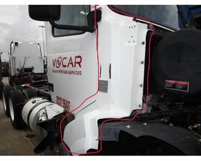 Used 2012 Volvo VNL Right Cab Trim between Hood and Door