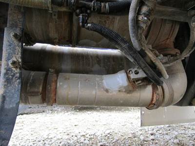 Cummins ISX DPF Assembly for a Kenworth T800