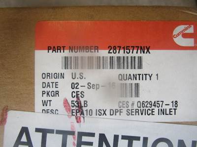 Cummins ISX DPF Assembly