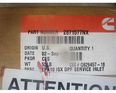 Cummins ISX DPF Assembly