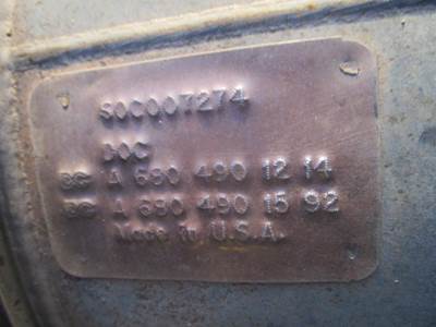 Detroit DD15 DPF Assembly