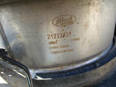 Mack DPF Assembly