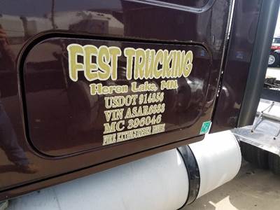 Freightliner Cascadia Left Rear Door Assembly for a Freightliner CASCADIA 125