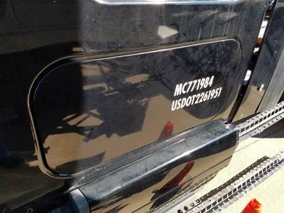 Freightliner Cascadia Left Rear Door Assembly for a Freightliner CASCADIA 125