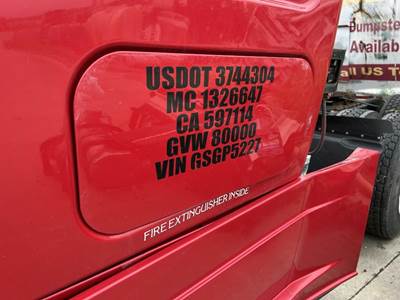 Freightliner Cascadia Left Rear Door Assembly for a Freightliner CASCADIA 125