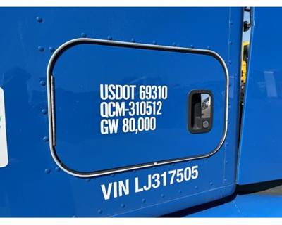 Kenworth T680 Left Rear Door Assembly