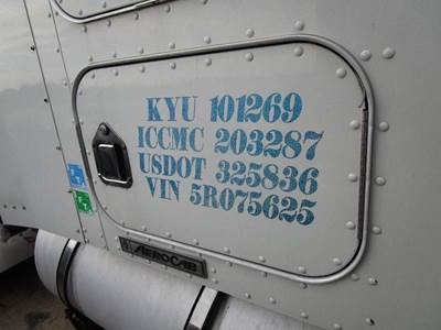 Kenworth W900 Right Rear Door Assembly