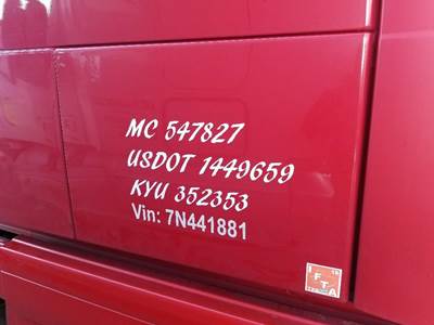 Volvo VNL Left Rear Door Assembly