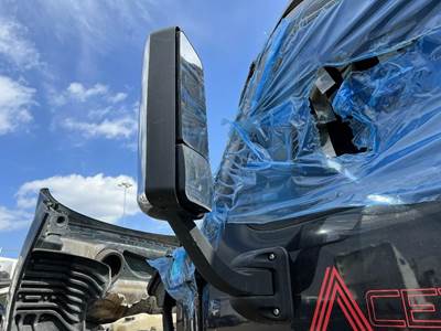 Freightliner Cascadia Left Door Mirror for a Freightliner CASCADIA 125