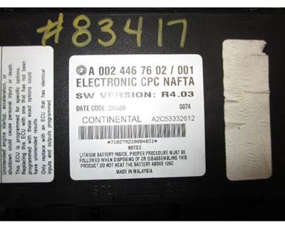 Detroit CPC, Part # A 002 446 76 02/001