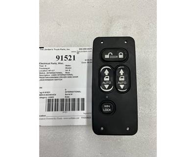 Used International PROSTAR/4300/8600 Left Door Lock/Window Switch, Part # 3544934C6