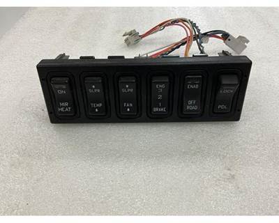 2015 International ProStar OEM Switch Housing 6-PANEL Rocker Switch Cluster, Part # 3549776C5