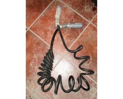 USED BLACK COILED TRAILER CABLE