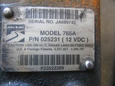 Detroit Series 60 12.7L Engine Brake