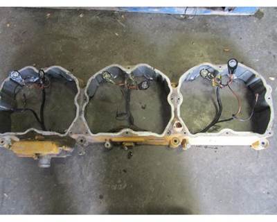 Used Caterpillar C12 Engine Rocker Housing with Injector Harness