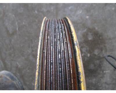 Used Caterpillar C13 Engine Pulley 8 Groove, Part # 207-8107, Fits Freightliner Columbia 120