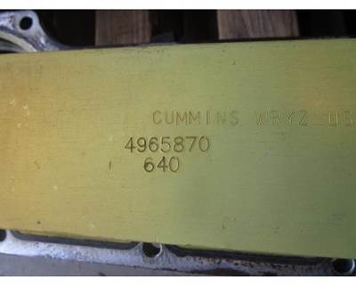 Cummins ISX Engine Oil Cooler