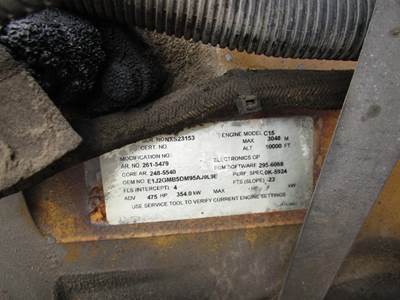 Caterpillar C15 Engine for a Peterbilt 387