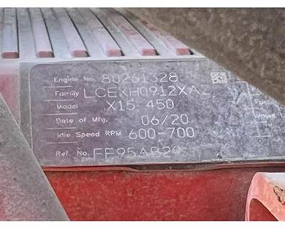 Cummins X15 Engine for a International LT625