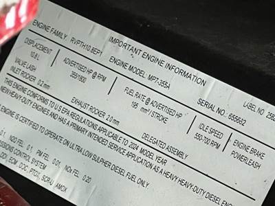 Mack MP7 Engine for a Mack TerraPro