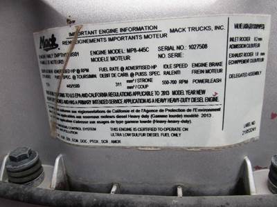 Mack MP8 Engine for a Mack CXU613