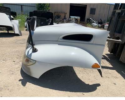 Used International 4300 Hood Assembly with Headlights, Grille & Lower Hood Trim