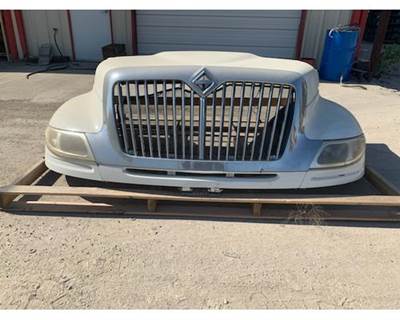 Used International 4400 Hood Approx. 37" Long with Headlights and Grille