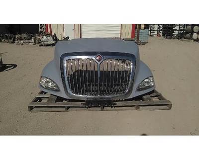 Reconditioned International ProStar Hood Complete with Headlights and Grille