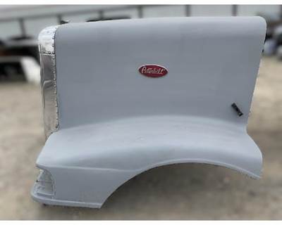 Reconditioned Peterbilt 377 SBA Hood with Grille, No Headlights