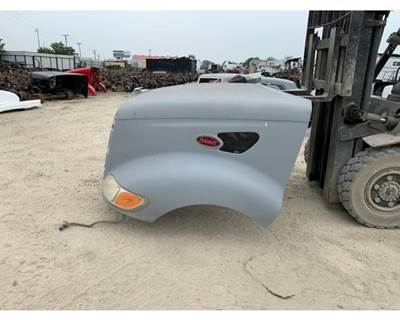 Reconditioned Peterbilt 387 Hood with Headlights and Grille (No Grille Crown)