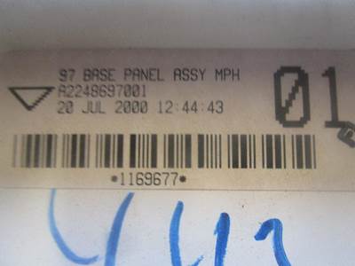 Ford Instrument Panel Cluster