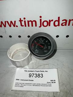 Paccar Instrument Panel Cluster