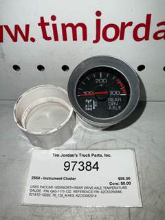 Paccar Instrument Panel Cluster
