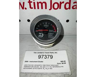 Paccar Instrument Panel Cluster